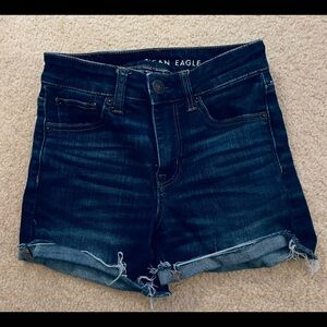 Womens American Eagle Size 00 Nexxt Level Stretch Hi Rise Shortie